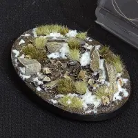 Gamers Grass Bases Oval - Winter 105 mm (1 st)
