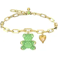 Swarovski Nallearmband Damarmband Grön 5642977 Box (Random Color)