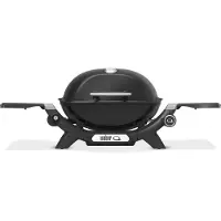 Weber q 1200n gasolgrill svart