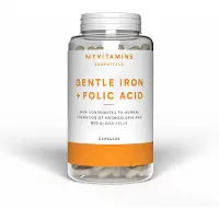 Myvitamins Gentle Iron Bisglycinate + Folic Acid - 90 Capsules, 90servings - Unflavoured