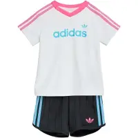 Adidas Originals Pinstripes Sprinter Set Med Shorts Och T-shirt, storlek 104 cm