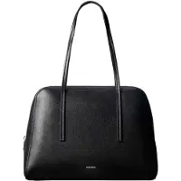 Calvin Klein Foil Logo Bowling Shoulder Bag