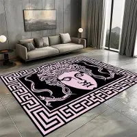 HGHT Modern Lyxmatta för Vardagsrum Modedesign Stora Mattor Klädkammare Halkfria Golvmattor Sovrum Sängkant Mjuka Mattor 60*90cm
