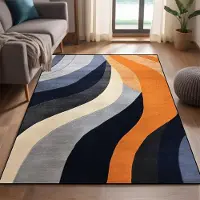 Jacket-pa Modern Nordisk Stil Matta för Rum Tvättbar Stor Vardagsrumsmatta Färg Soffbordsmatta Halkfri Garderobsdekor Mattor 160*230cm
