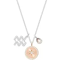 Swarovski Zodiac Tolv Stjärnbilder Halsband Vattumannen Damhalsband Grå 5349213 Box (Random Color)