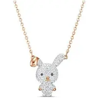 Swarovski Liten Söt Kanin Hänge Halsband Damhalsband Roséguld 5540494 Box (Random Color)
