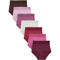 Next Hipster mörkbrun / aubergine / rosa / cranberry / vit