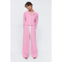 Gina Tricot  - Poplin pyjamas trousers - pyjamas - Rosa - M - Dam