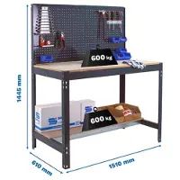 Simonwork (bancos De Trabajo) Bt2 Arbetsbänk 1445x1510x610 Mm