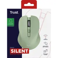Trust MYDO SILENT WiFi mus Trådlös Optisk Grön 4 Knappar 1800 dpi