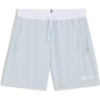 BOSS Medium-length swim shorts with contrast details