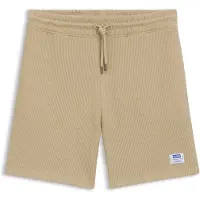 HUGO Loose-fit shorts in a waffle-structured cotton blend