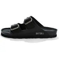 Bayton Pantolette 'JANNY' grå / svart