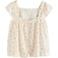 Next Blus rosa / vit