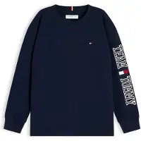 Tommy Hilfiger T-shirt 'TEAM' marinblå / vit