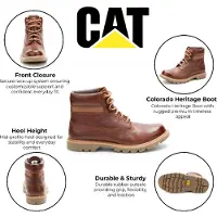 CAT () Colorado 2.0 Ginger Brown Läder Vandringsstövlar