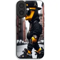 CAPACHEAP Telefonfodral - MANIACASE - iPhone 16 - Simpson Bart - Silikon TPU - Mjukt svart