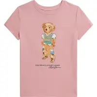 Ralph Lauren T-shirt - Adirondack Rose m. Tryck - - 7 år (122) - T-shirt