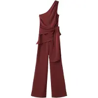 Mango Jumpsuit 'Claire' karminröd