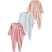 Next Pyjamas ljusorange / gammalrosa / vit