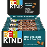 Be-Kind 12 x Core Bar 40 g Mörk Choklad Nötter & Havssalt