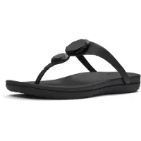 FitFlop Solay Glossy Disc Toe Post Sandaler