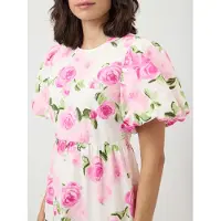 Y.A.S Klänning 'YASColea' oliv / rosa / ljusrosa / vit