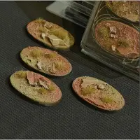Gamers Grass Bases Oval - Badlands 60 mm (4 st)
