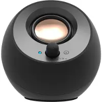 Creative Labs Creative - Pebble V3 2.0 USB-C Speakers with Bluetooth 5.0, Black
