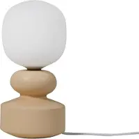 LUCANDE Bordslampa Fidelo , Gul / orange, Vardagsrum / matsal, Keramik, Skandinavisk, Bordslampa