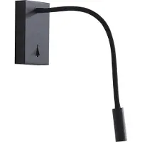 LUCANDE Vägglampa , Hetti, Svart, Sovrum, Metall