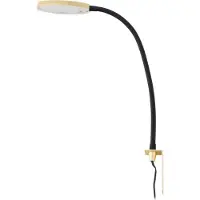 LINDBY Vägglampa , Flexola, dimbara, Svart, Sovrum, Metall