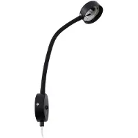 LINDBY Vägglampa Jyla , Svart, Vardagsrum / matsal, Metall, Modern, Vägglampa, vägglampa inomhus