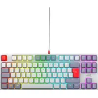 Cherry K4V2 TKL Sladd, USB Tangentbord Tyska, QWERTZ Retroblå RGB-belysning