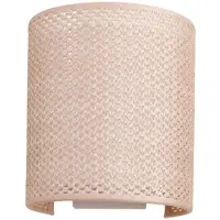 LINDBY Vägglampa Soula , dimbar, Creme / bärnsten, Vardagsrum / matsal, Syntetmaterial, Lantlig / rustik, Vägglampa, vägglampa inomhus