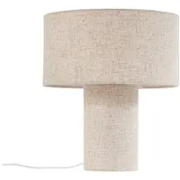 LINDBY Bordslampa , Elfie, Beige, Vardagsrum, Tyg / textil, Skandinavisk