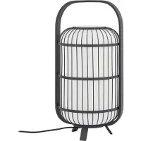 LUCANDE terrasslampa Tayori, svart, 64 cm, IP44 Tayori, Svart, Aluminium / grå / zink, Design