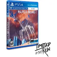 Ps4 Paper Beast Limited Run #384 Import