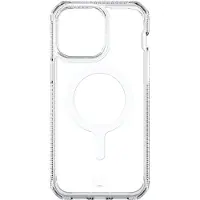 Itskins HYBRID_R // CLEAR - Baksidesskydd för mobiltelefon - robust - MagSafe-kompatibel - MagSafe-kompatibilitet - 100 % återvunnet material - transparent - för Apple iPhone 12 Pro Max, 13 Pro
