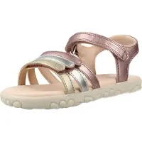 Geox Platta sandaler J SANDAL HAITI GIRL flickor - Rosa - 35