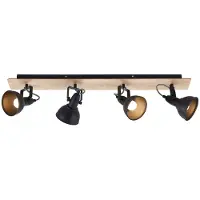 LINDBY Taklampor , Aylis, dimbara, Svart, Vardagsrum, Metall, Industristil