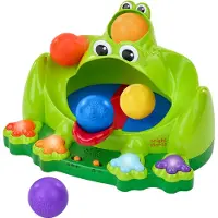 Clementoni BRIGHT STARS interaktivt aktivitetsleksak Poppin' Ball Frog 17159