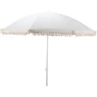 Basics Strandparasoll Med Tofsar