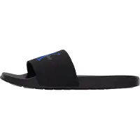 Calvin Klein Pantolette 'Monologo' blå / mörkgrå / svart
