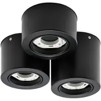 LINDBY Taklampa Jyla , dimbar, Svart, Vardagsrum / matsal, Metall, Modern, Taklampa
