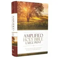 Amplified Holy Bible, Large Print, Hardcover