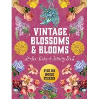 Vintage Blossoms and Blooms Sticker, Color & Activity Book