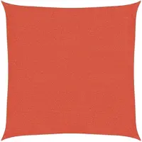 vidaXL Solsegel 160 g/m² fyrkantig terrakotta 2,5x2,5 m HDPE