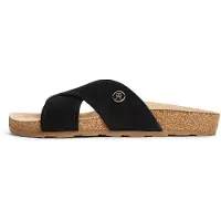 Tommy Hilfiger Suede Strap Cork Sandals