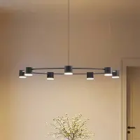 Sigma Hänglampa Kodo , dimbar, Svart, Vardagsrum / matsal, Metall, Modern, Pendellampa